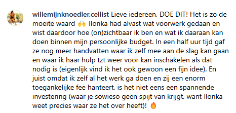Review Willemijn celliste